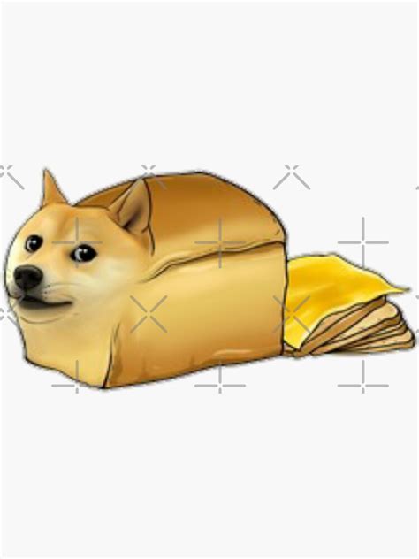 Pegatina Cheems Doge Loaf Meme De Perro De Pan De Redakhatib