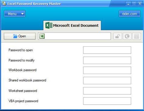 Top 12 Excel 2016 Password Recovery Tools