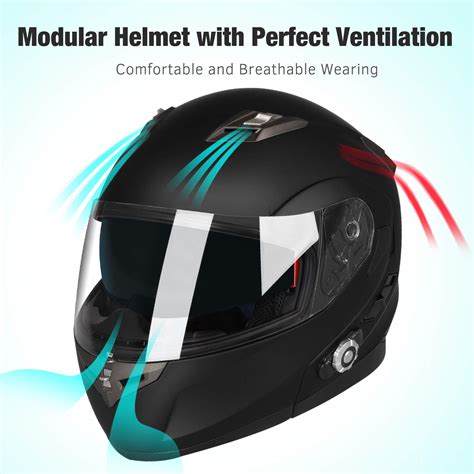 Buy Motorcycle Bluetooth Helmet Freedconn Bm S Flip Up Modular