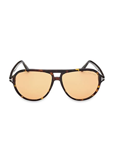 Shop Tom Ford Jeffrey 62mm Aviator Sunglasses Saks Fifth Avenue
