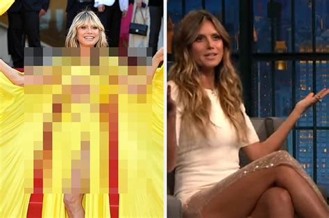 Heidi Klum Suffered A Wardrobe Malfunction At Cannes Shire Sounds Radio
