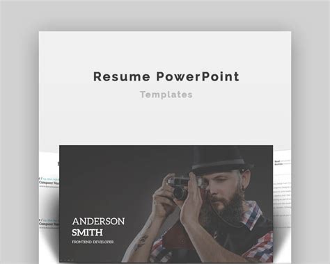 25 Creative Powerpoint Resume Templates Best Ppt Cv Layout Examples 2020