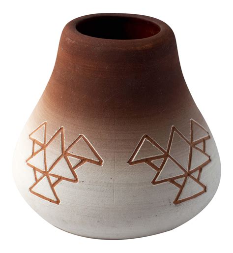 Sioux Ombré Pottery Vase | Chairish