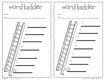 The directions will tell students to change one letter in walk to make a word that means to speak. the word students will make, of course, is talk. Word Ladders by Kindiekins | Teachers Pay Teachers
