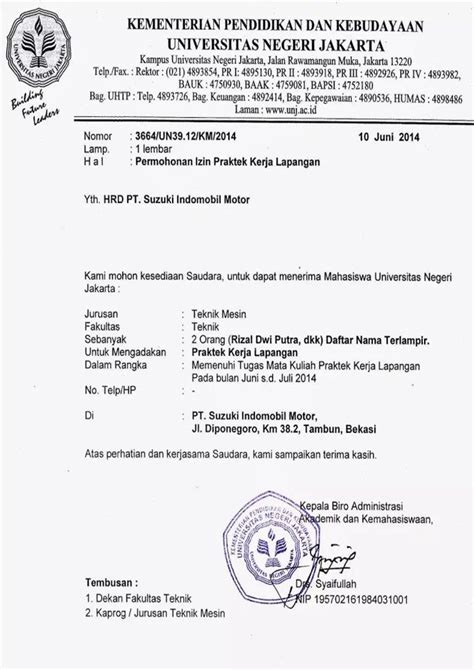 Detail Contoh Surat Permohonan Kerjasama Dengan Instansi Pemerintah