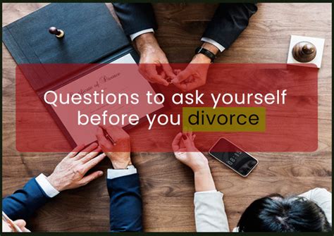 Questions To Ask Yourself Before You Divorce Peyush