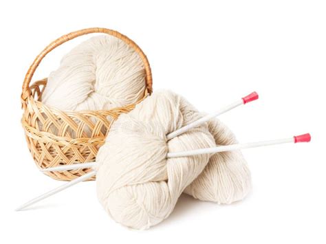 Yarn And Knitting Needles Stock Photo Image Of Fiber 24152306