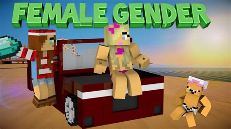 Minecraft Female Character Mod Play As A Girl Or A Child Youtube