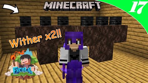 Jai Fait Spawner 2 Withers Excalia 17 Minecraft Youtube