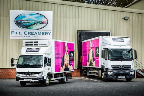 Fife Creamery Takes 30 Fuso Canters Coldchainnews