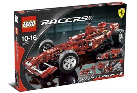 Lego ferrari f1 racer 1 8 8674. Ligando Ladrillos de Lego: Lego 8674 Ferrari F1 Racer 1:8