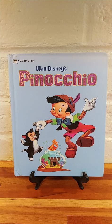 Walt Disneys Pinocchio Little Golden Book 1987 Edition Vintage