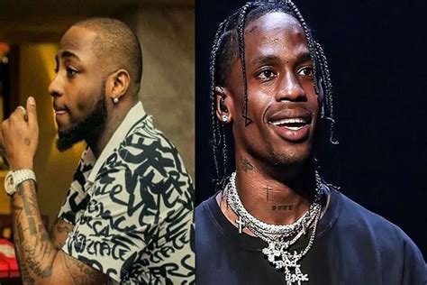 Davido Spotted With American Rapper Travis Scott Shooting A Music