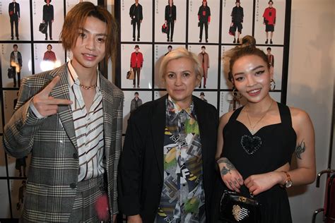 Lil Ghost Silvia Venturini Fendi And Miss Vava At The Fendi Mens