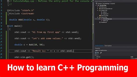 A guide for kids and teens. How To Learn C++ tutorial - YouTube