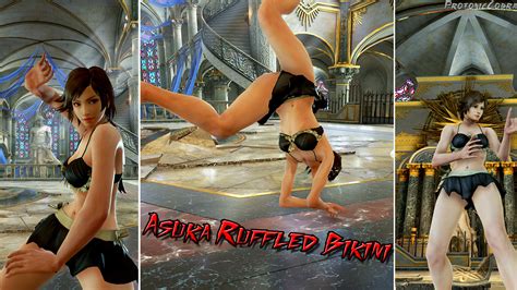 Tekken Outfit Asuka Kazama Ruffled Bikini By Protoniccobra On Deviantart