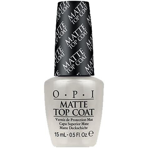 Putting a matte top coat over your favorite glitter polish gives it that special kick and makes it look completely unique. OPI Matte Nail Polish Top Coat (NT T35) 15ml
