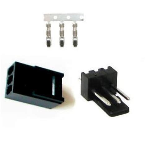 Molex Black Connector 3 Pin Majju Pk