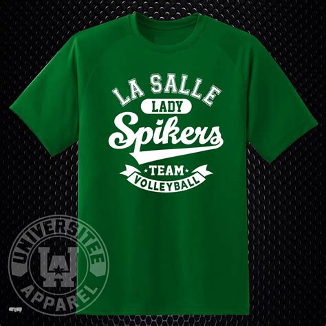 Uaap De La Salle Green Archer T Shirts Dlsu Lady Spiker Shirt