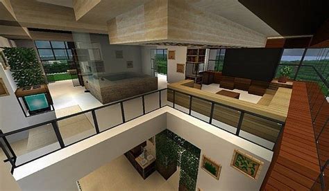 If you want to go way away from the normal, then going the modern route has potential. Modern House Minecraft Map | Minecraft house designs ...