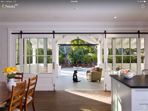 Masterpiece doors' mission is to provide the highest quality premium doors that will reflect the quality of your family's life inside and out. Sliding door to courtyard. | Modern farmhouse exterior ...