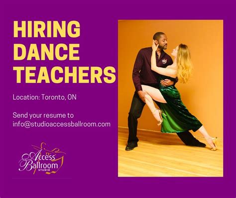 Dance Instructor Job Toronto Access Ballroom Dance Lessons