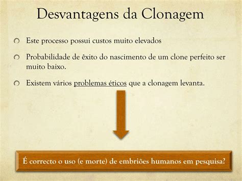 Clonagem Humana Vantagens E Desvantagens