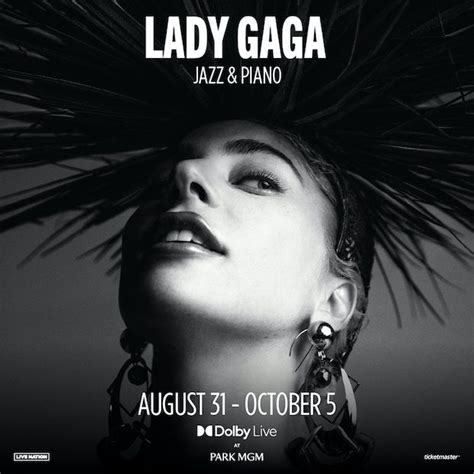 Lady Gaga Brings Back Jazz And Piano Residency At Dolby Live Las Vegas