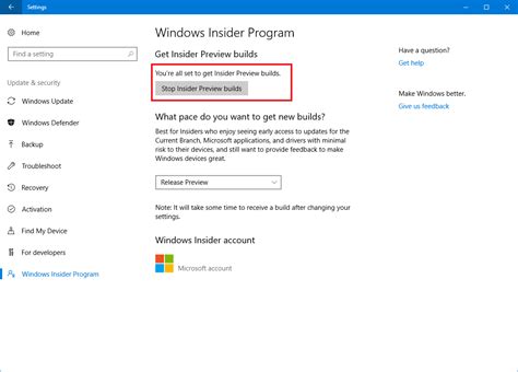 Time To Check Your Windows Insider Program Settings Windows Insider Blog