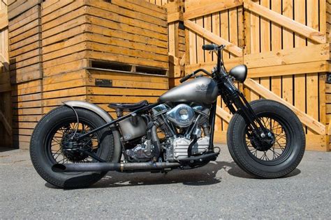 Bobber Fl Motorcycles Harley Davidson Panhead Custom Paint