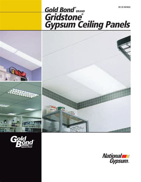 National Gypsum Gridstone Ceiling Panels Shelly Lighting