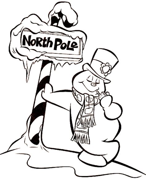 Frosty The Snowman Coloring Coloring Pages