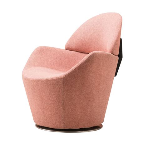 George oliver rocking chair mid century accent chair soft fabric armchair living room lounge chair () in pink, size 31.1 h x 29.92 w x 24.02 d in. Oversized pink swivel armchair | pink swivel lounge chair ...