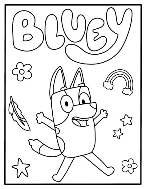 Bluey And Bingo Coloring Page Bluey Coloring Pages For Kids Img Segal
