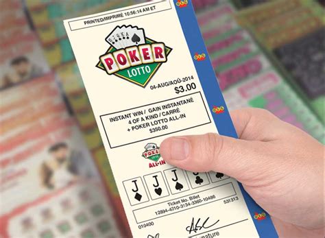 How to play poker lottery ticket. POKER LOTTO Ticket & Prize Claim Info | OLG