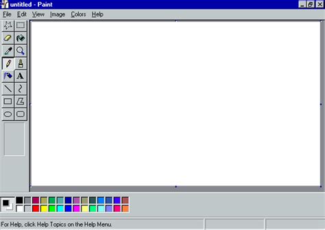 Ftu Windows 98 Ms Paint Template By Vibecatt On Deviantart