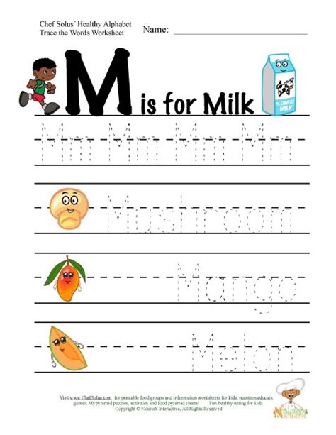 If there are, simply fill out your contact information and a coupon will be mailed to you. Fitness and Nutrition Alphabet Words Using Letter M