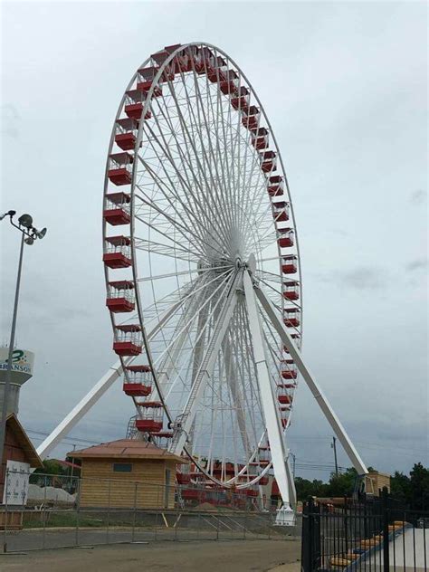 The Gondolas Are Up The Branson Ferris Wheel Was Formerly The Navy