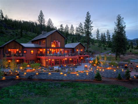 A Montana Ranch With The Rustic Appeal Of An Elevated Cabin In The