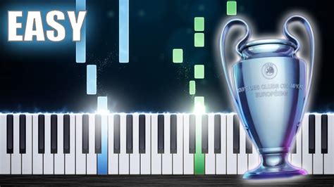 Uefa Champions League Anthem Easy Piano Tutorial By Plutax Youtube