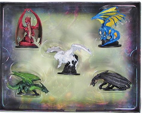 Wotc Dungeons And Dragons Miniatures Dragon Collectors Set Da Card World