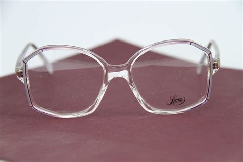 vintage lizon vera col 640 clear women s eyeglasses optical frame eyeworld market