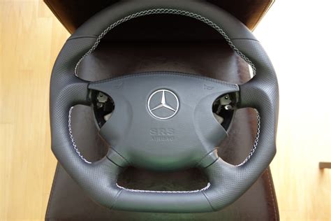 Fs W211 Flat Bottom Steering Wheel With Leather Air Bag