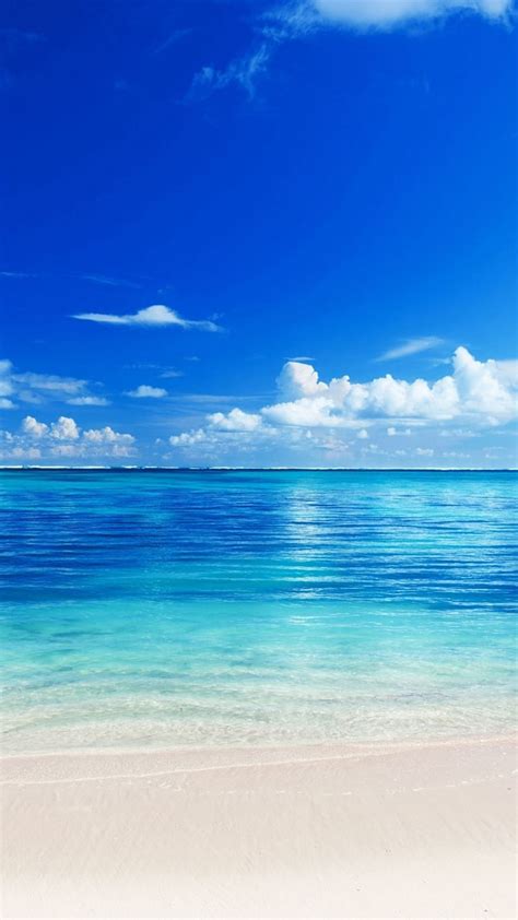 Playa Isla Azul Fondo De Pantalla De Teléfono Hd Peakpx