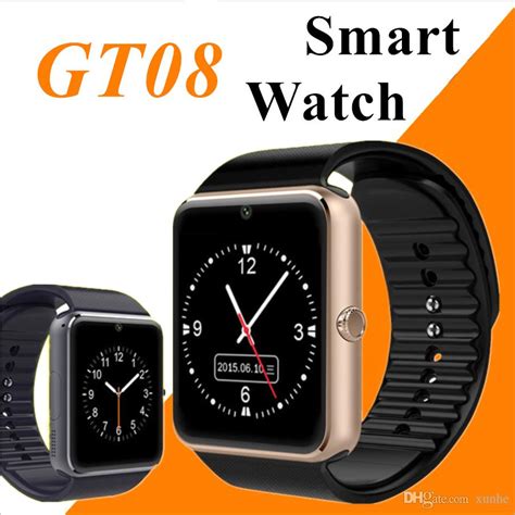 Gt08 Bluetooth Smart Watch With Sim Card Slot And Nfc Health Watchs For