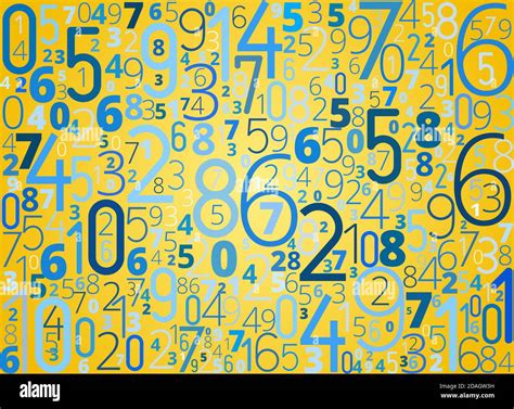 Numbers Vector Background Stock Vector Image And Art Alamy