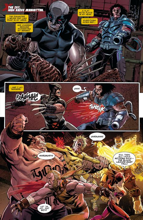 X Force And Age Of Apocalypse X Men Vs The Black Legion Comicnewbies