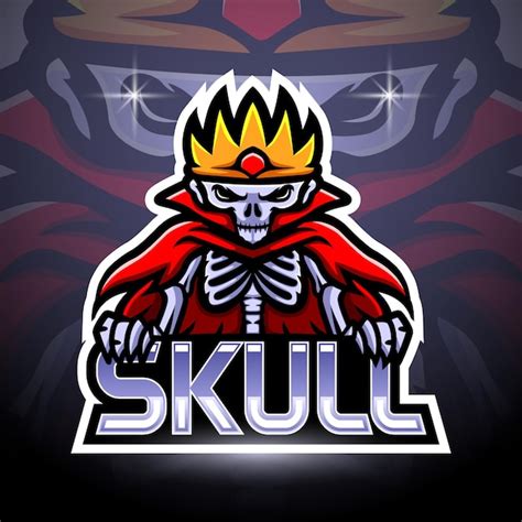 Premium Vector Skull Esport Logo Mascot Design