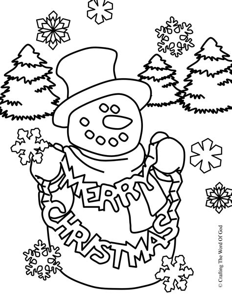Coloring Pages For Christmas Free Printable