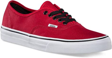 Vans Authentic Red Chili Pepper Shoes Womens Fashion